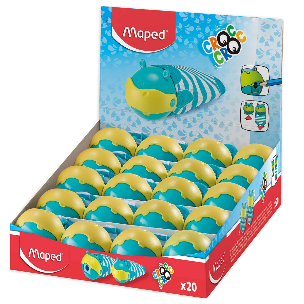 Temperówka Croc Croc Hipcio 1 otwór