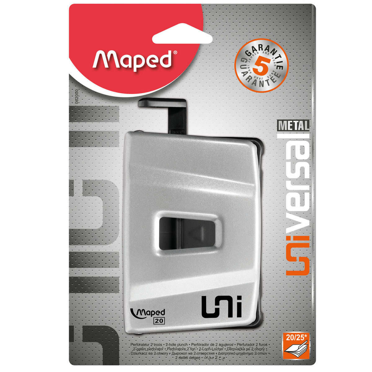 Dziurkacz Universal metal 25k