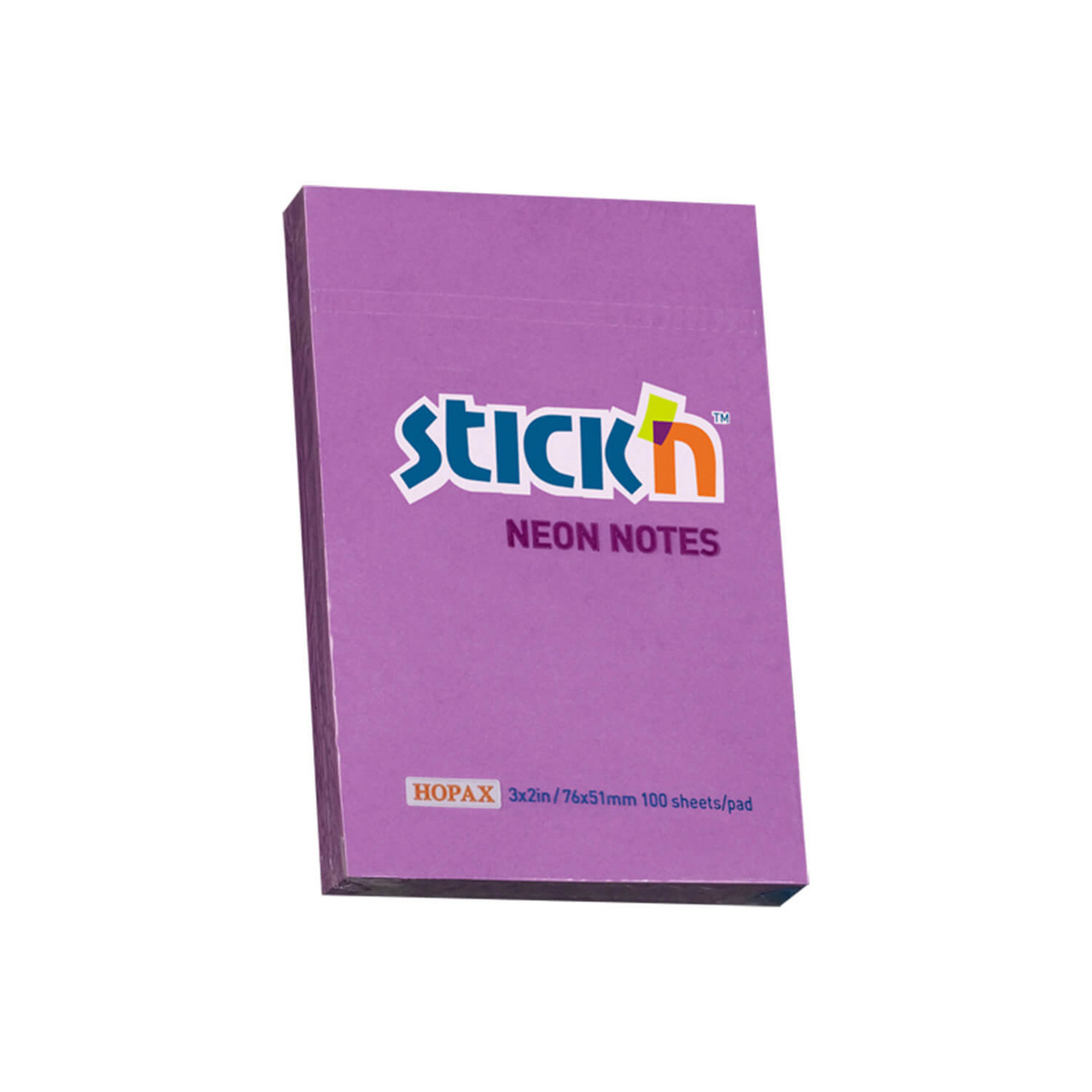 Notes samoprz.76x51mm fioletowy neon