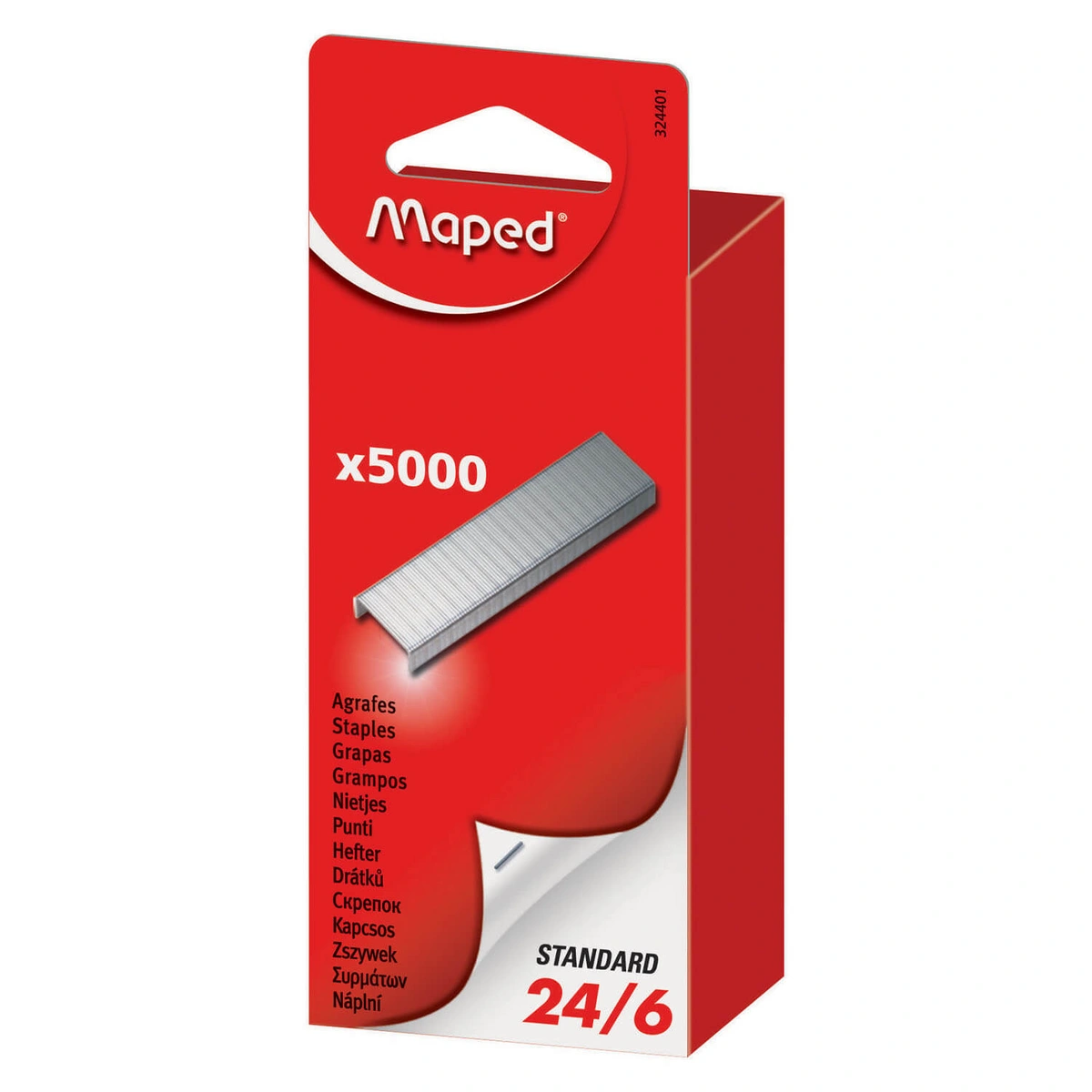 Zszywki 24/6 5000 szt pud.