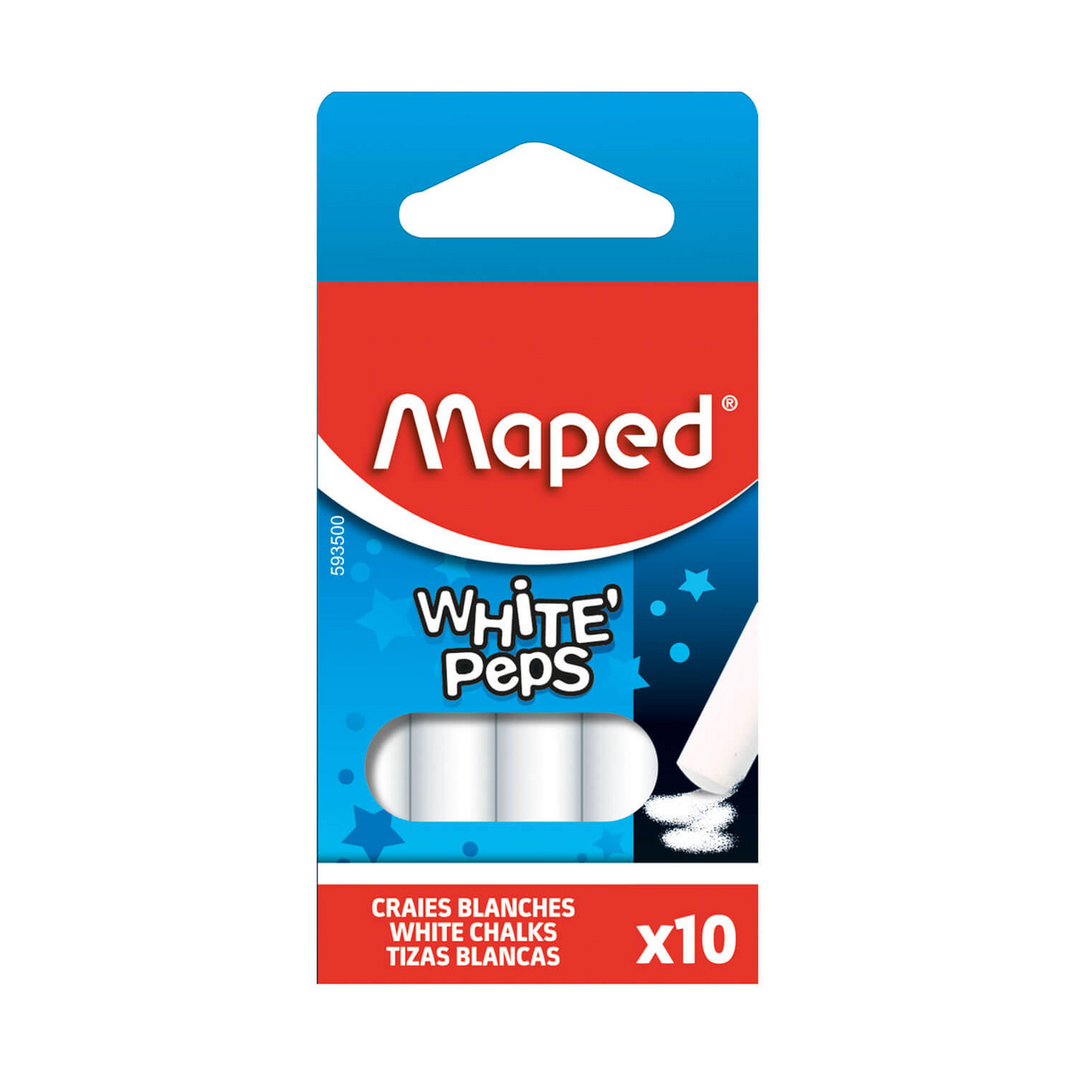 Kreda Whitepeps biała 10 sztuk