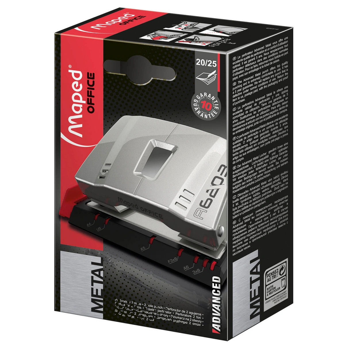 Dziurkacz Advanced metal 25 k srebrny metaliczny (6)