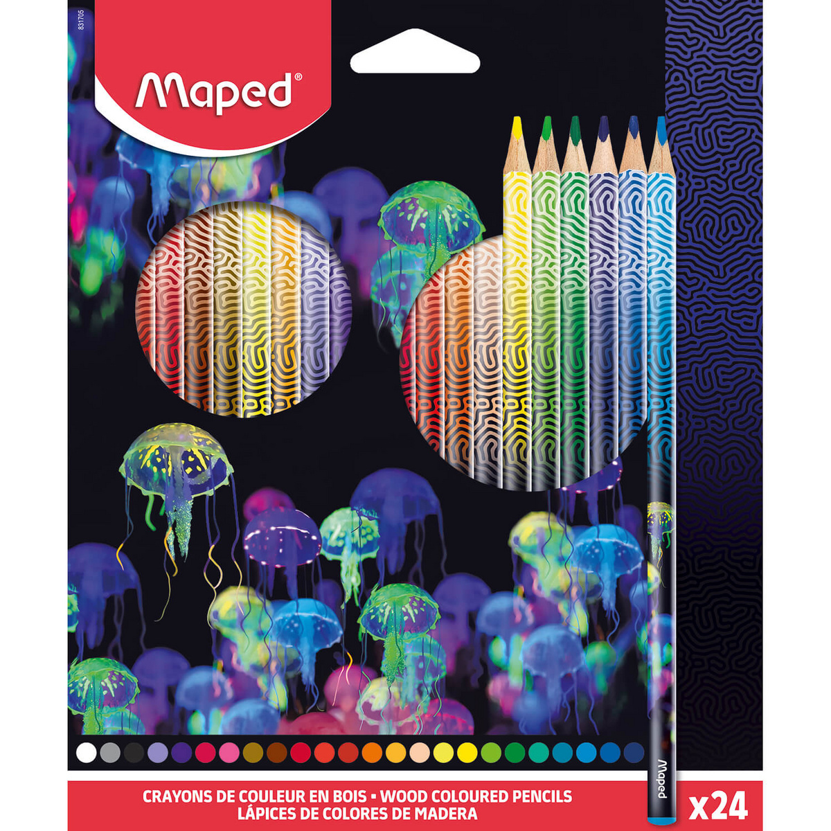 Kredki Deepsea 24 szt.
