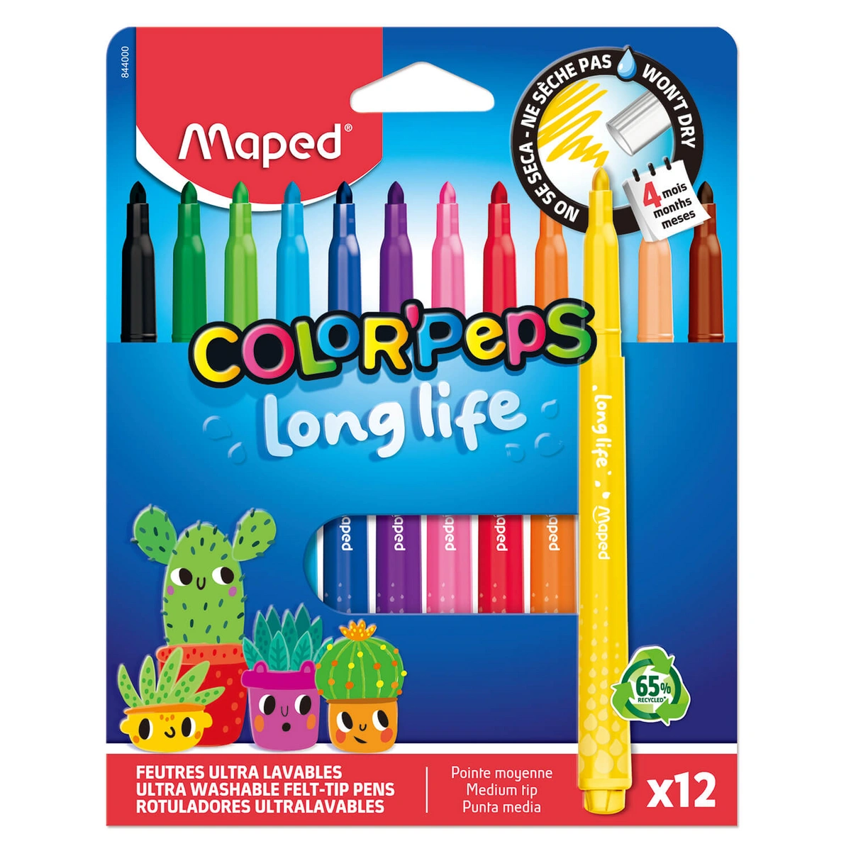 Flamastry niewysychające Long Life