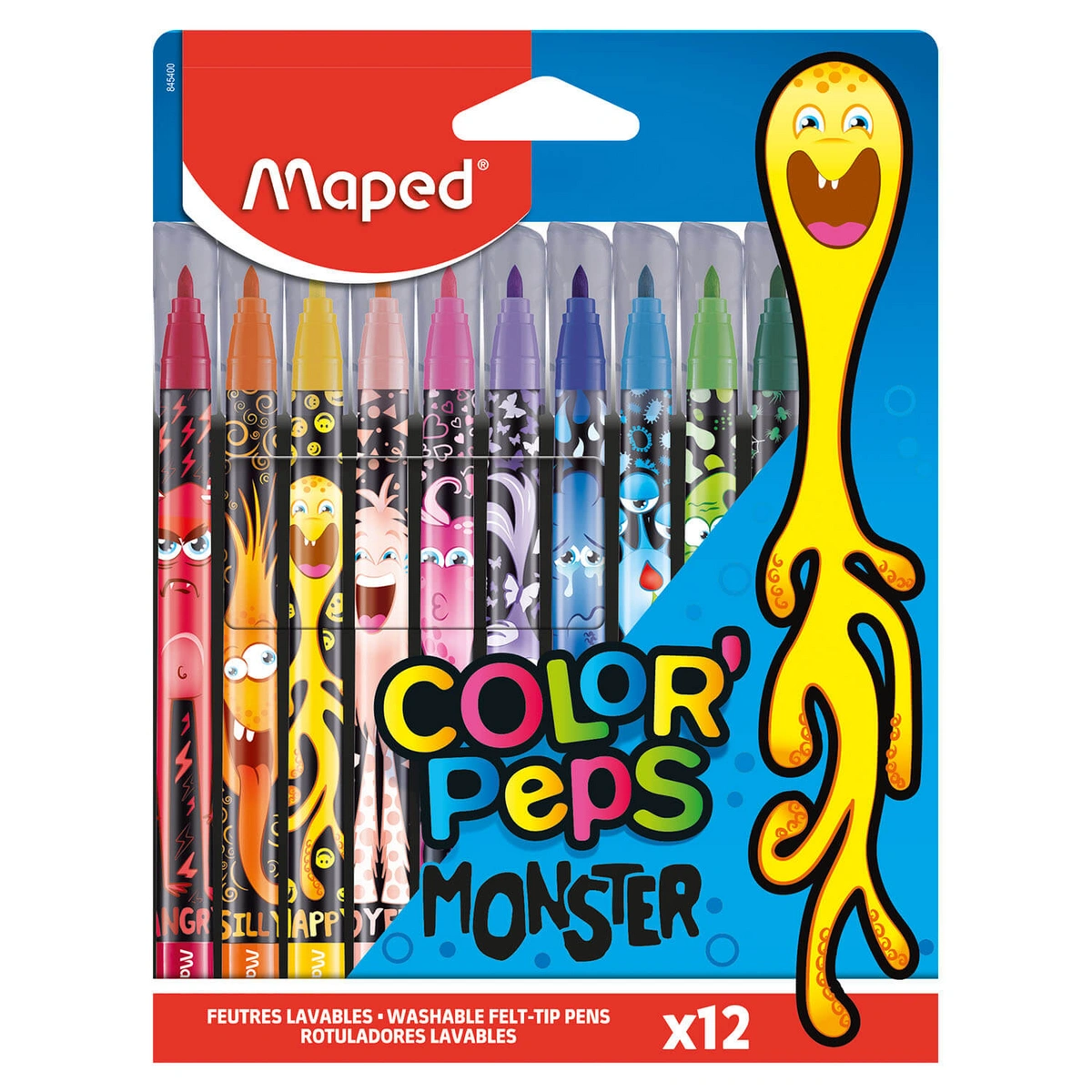 Flamastry Colorpeps Monster 12 szt. pud.