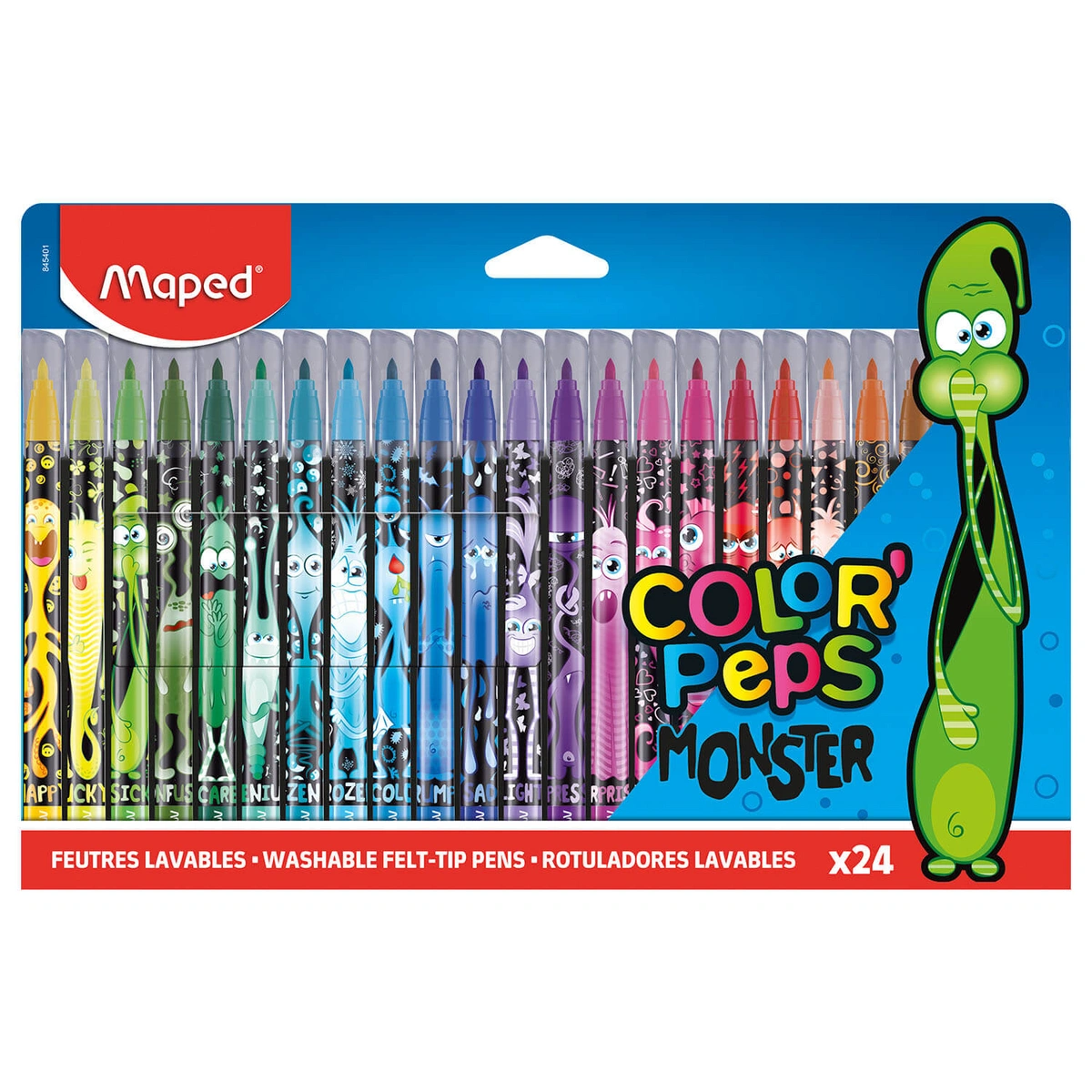 Flamastry Colorpeps Monster 24 szt