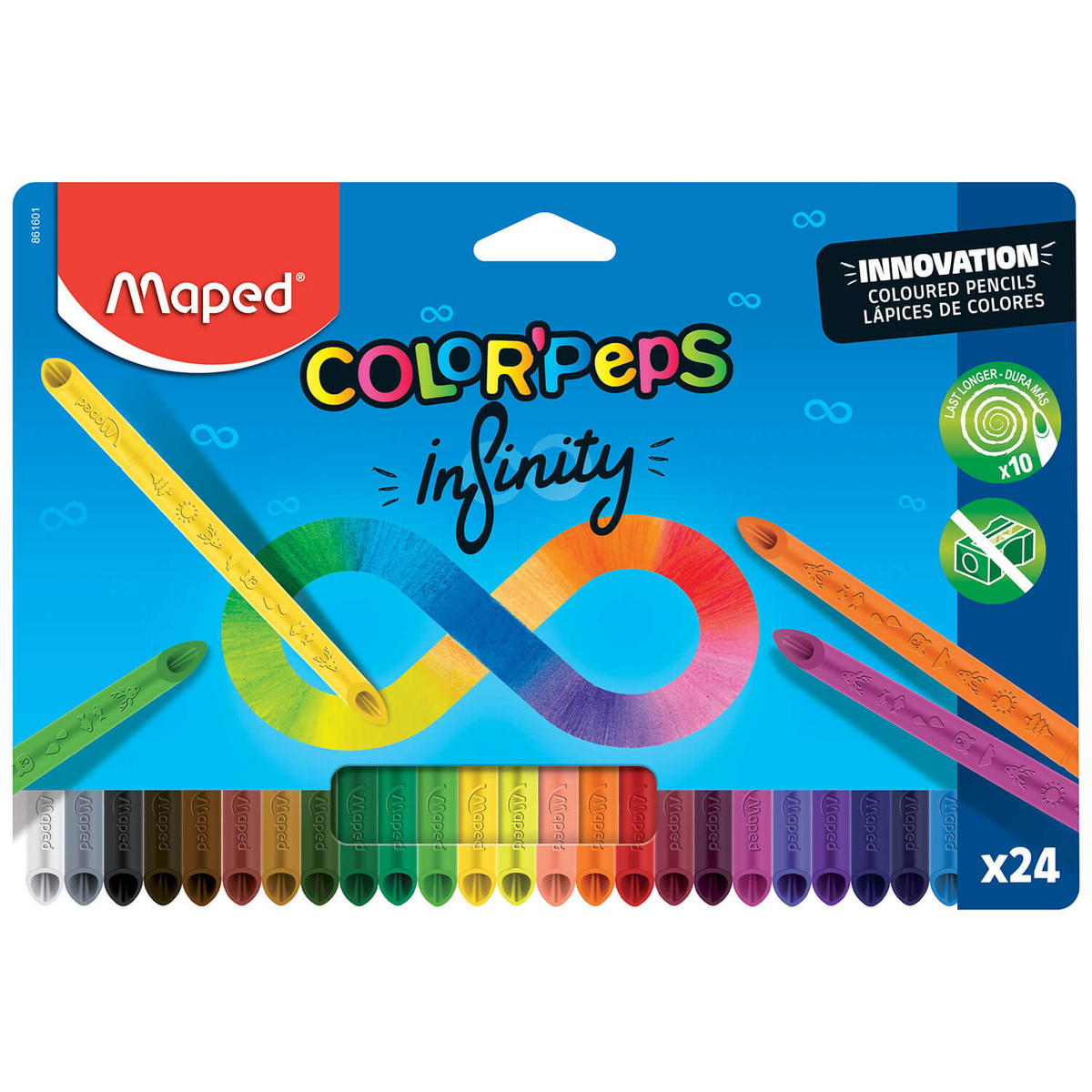 Kredki z grafitu Infinity 24 szt