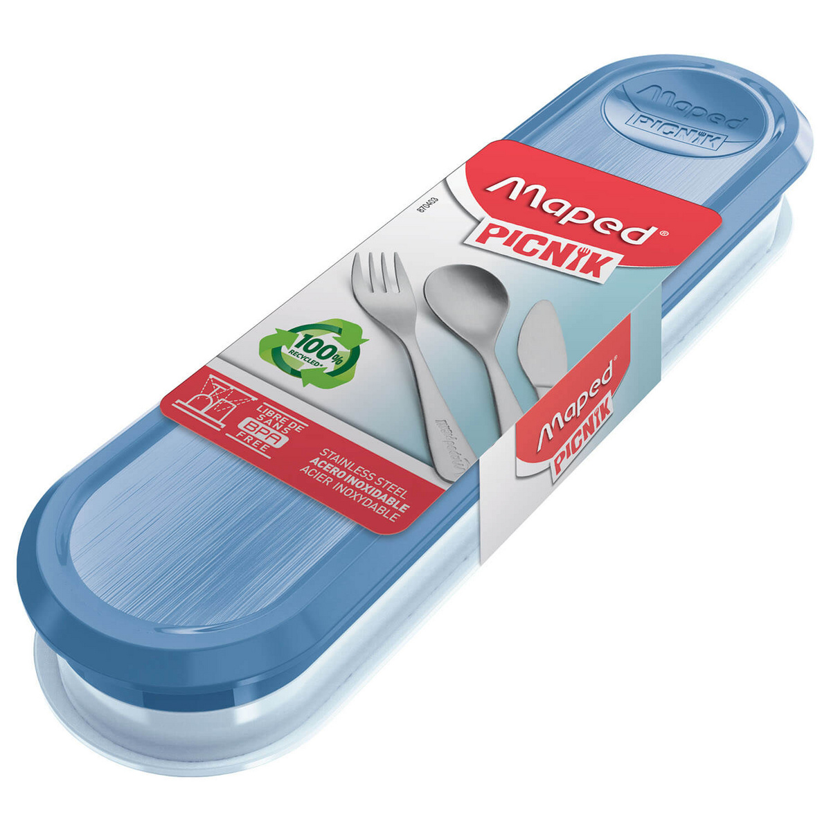Sztućce Picnik Concept Adult w niebieskim pudełku