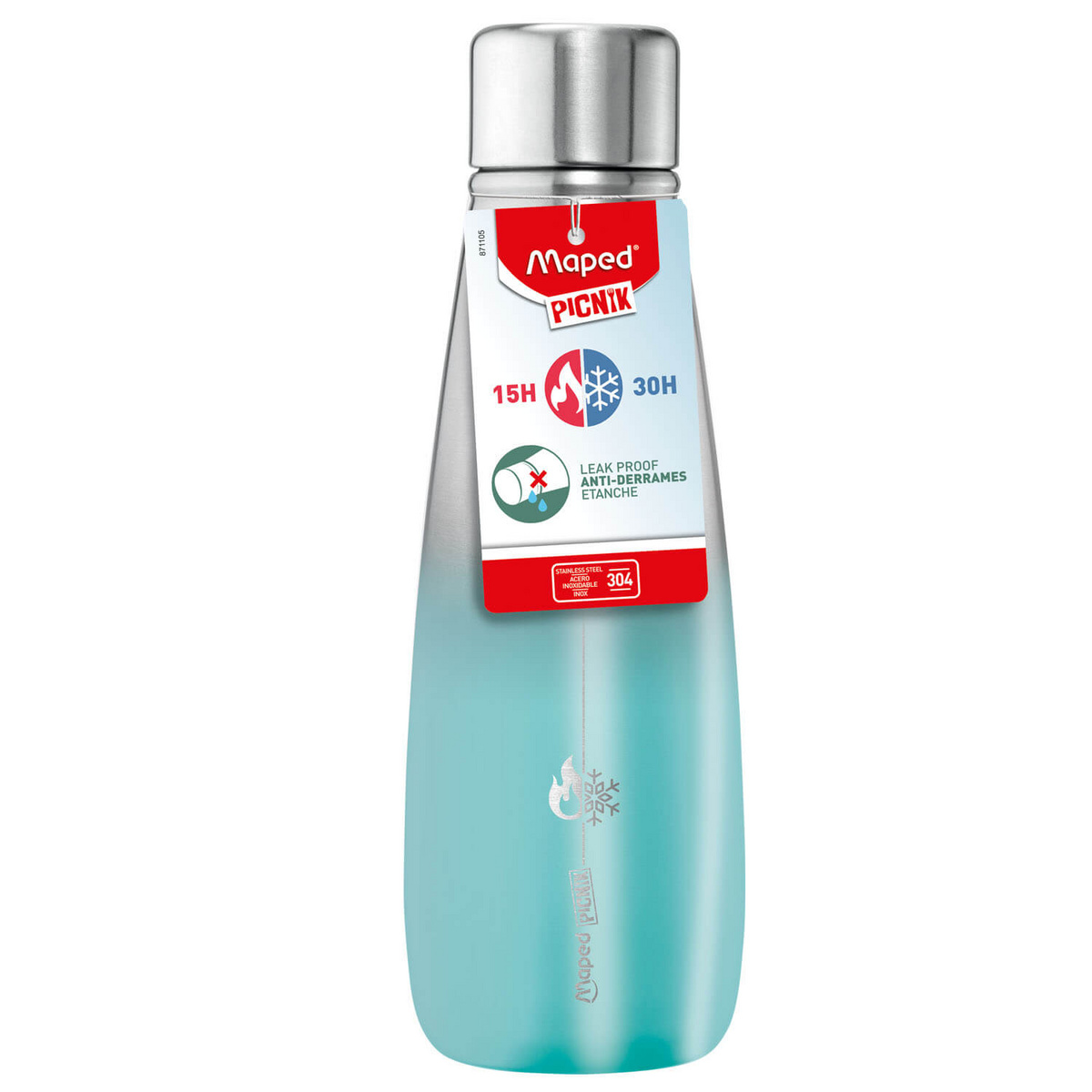 Butelka Termiczna Stalowa Picnik Concept Adult 0,5L turkusowa