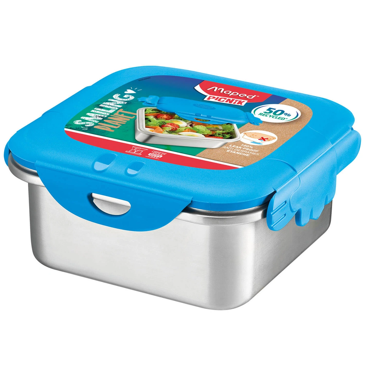 Pudełko lunchowe ze stali nierdzewnej Picnik Concept Kids 1L