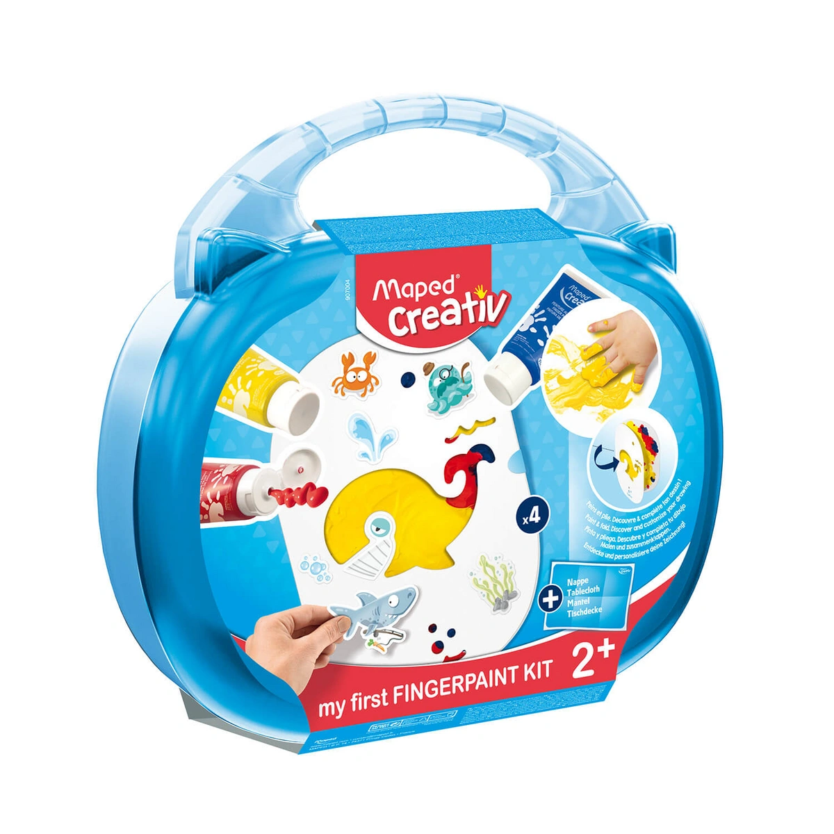 Creativ Early Age farby do malowania palcami walizka