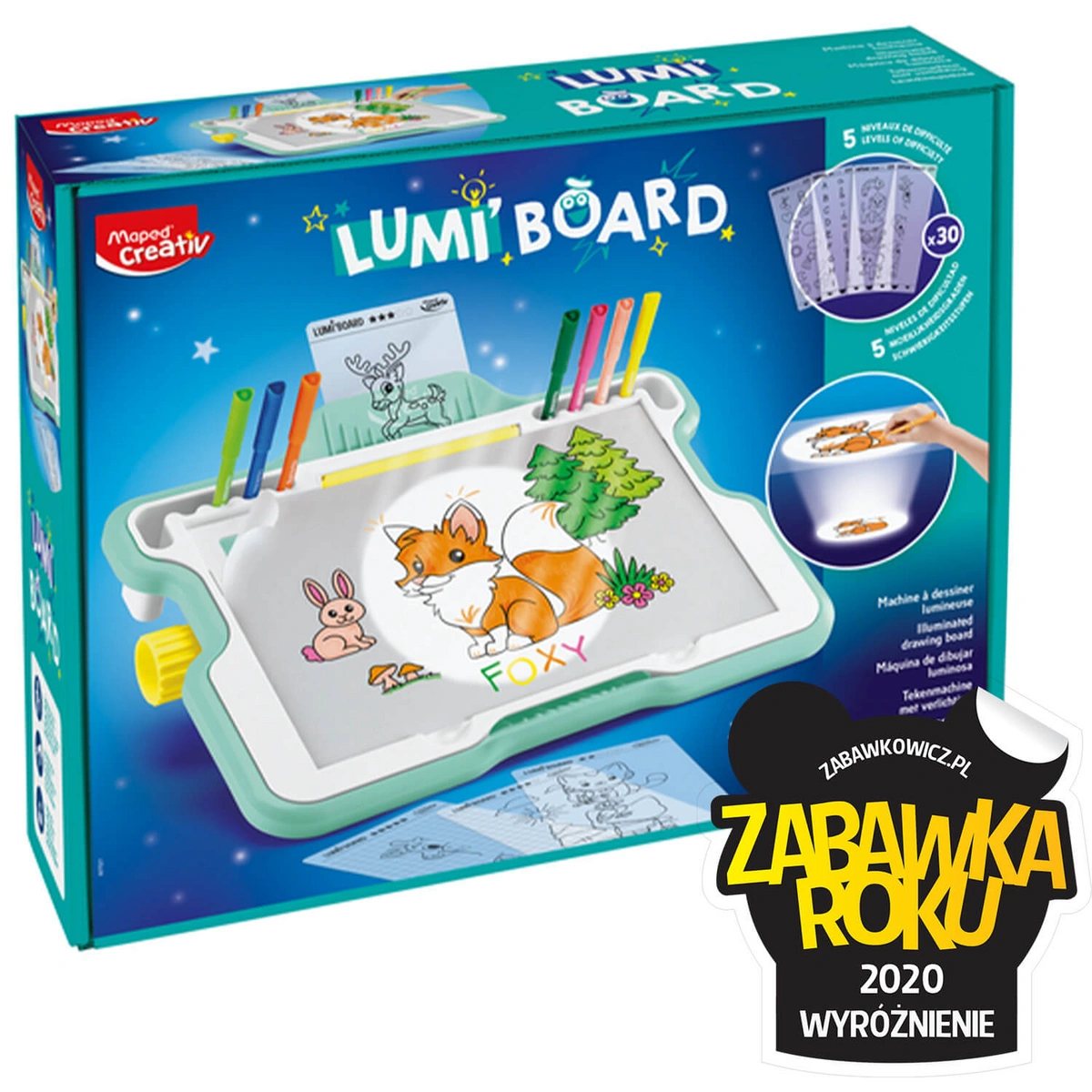 Tablica podświetlana zabawka roku