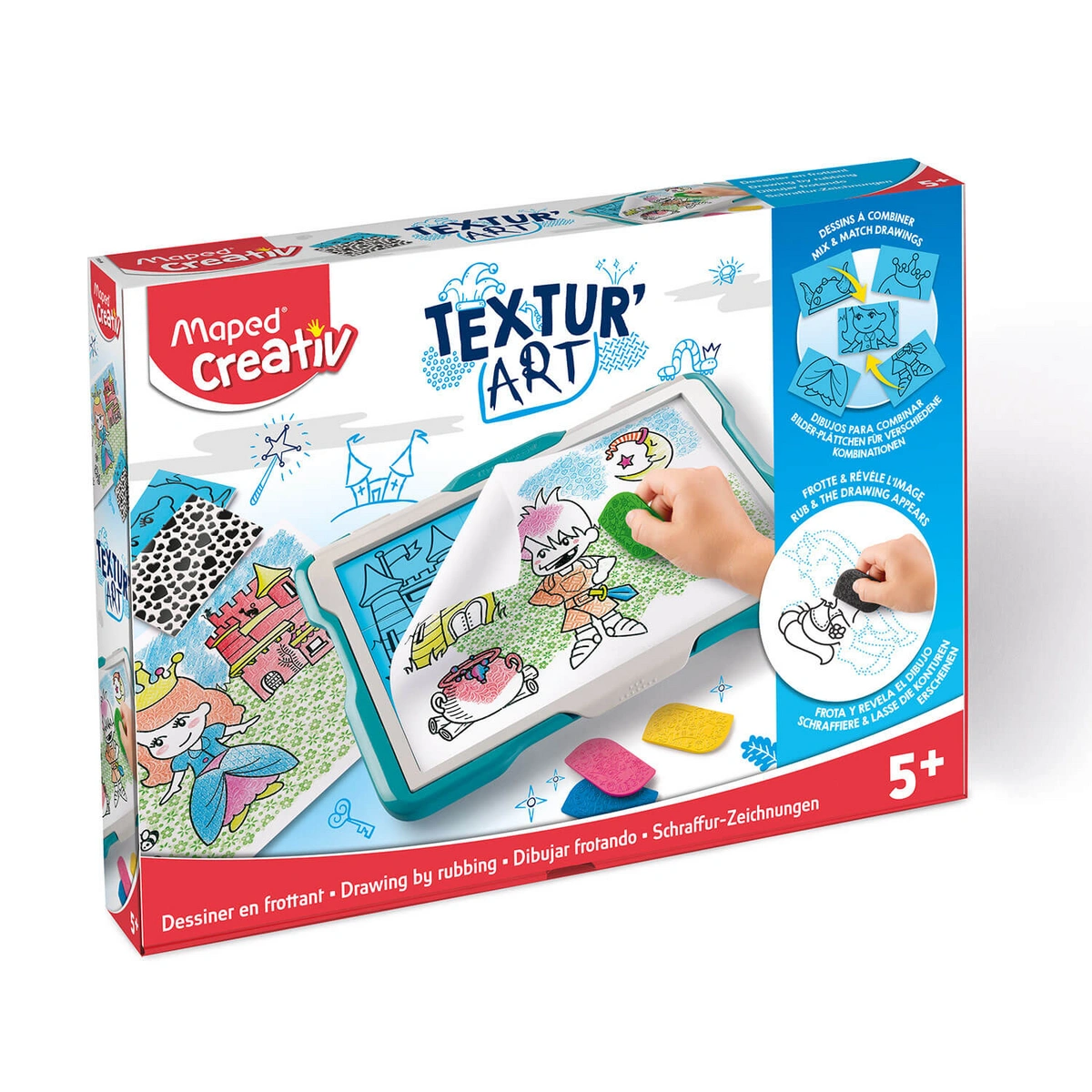 Creativ tablica Textur’Art odrysowywanie/teksturowanie