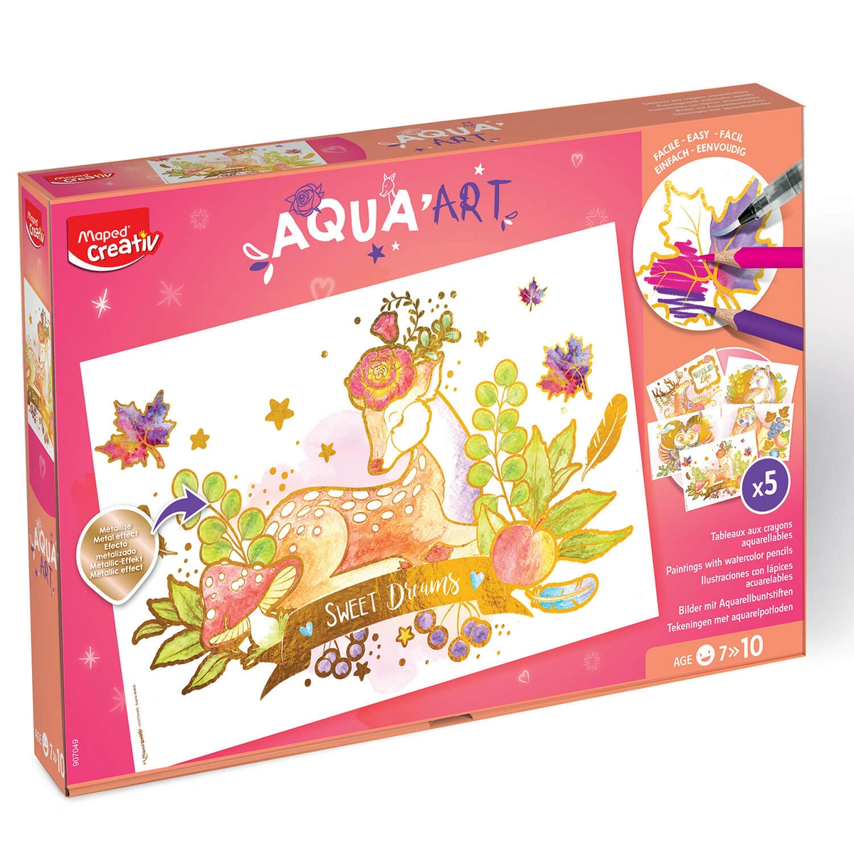 Creativ Aqua Art - obrazy akwarelowe motyw leśny