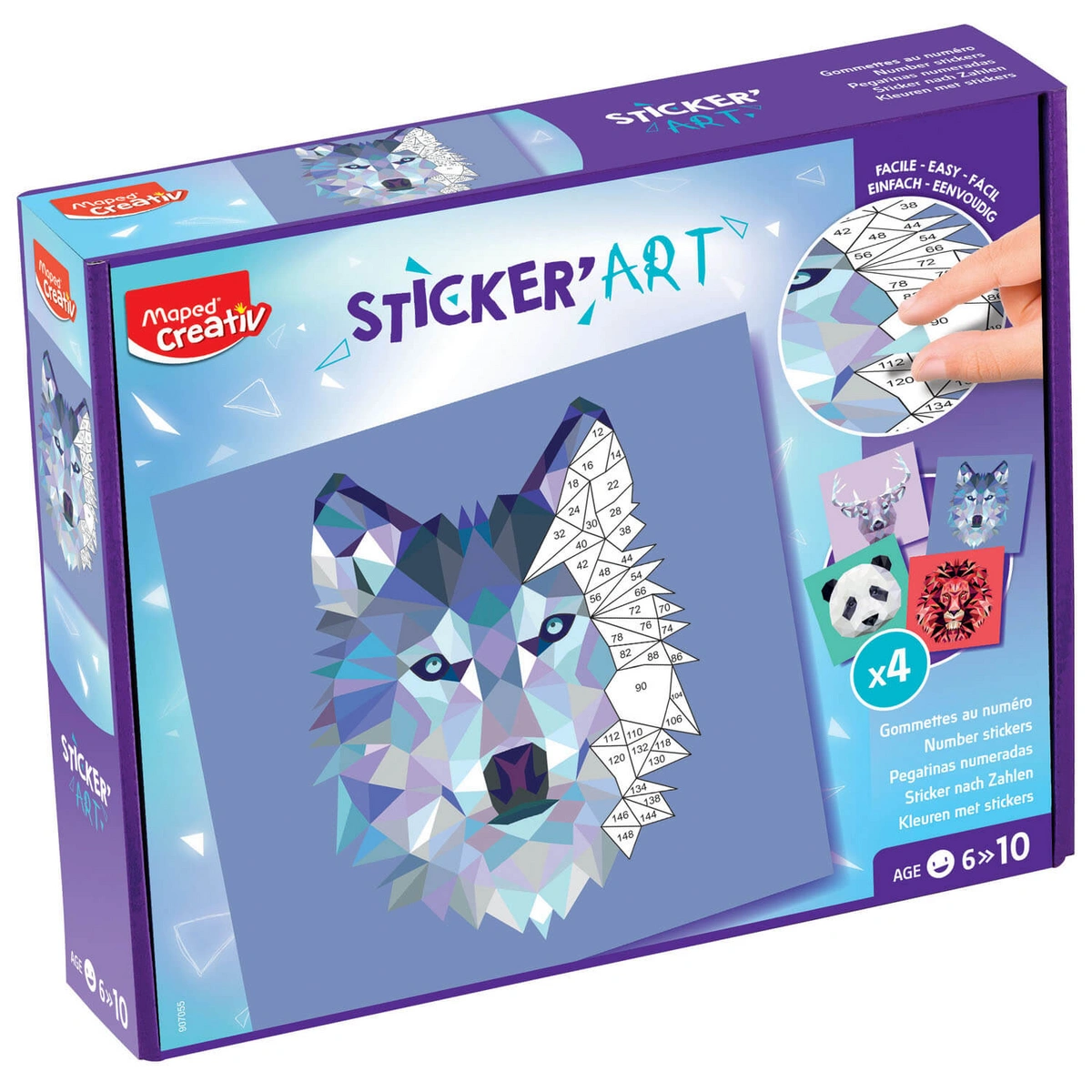 Creativ Sticker Art - przyklejanie po numerach