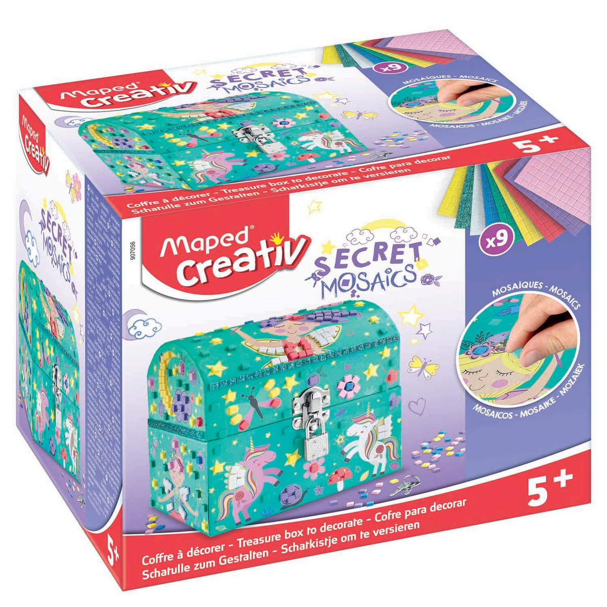 Creativ Mozaiki - sekretny kuferek na biżuterię