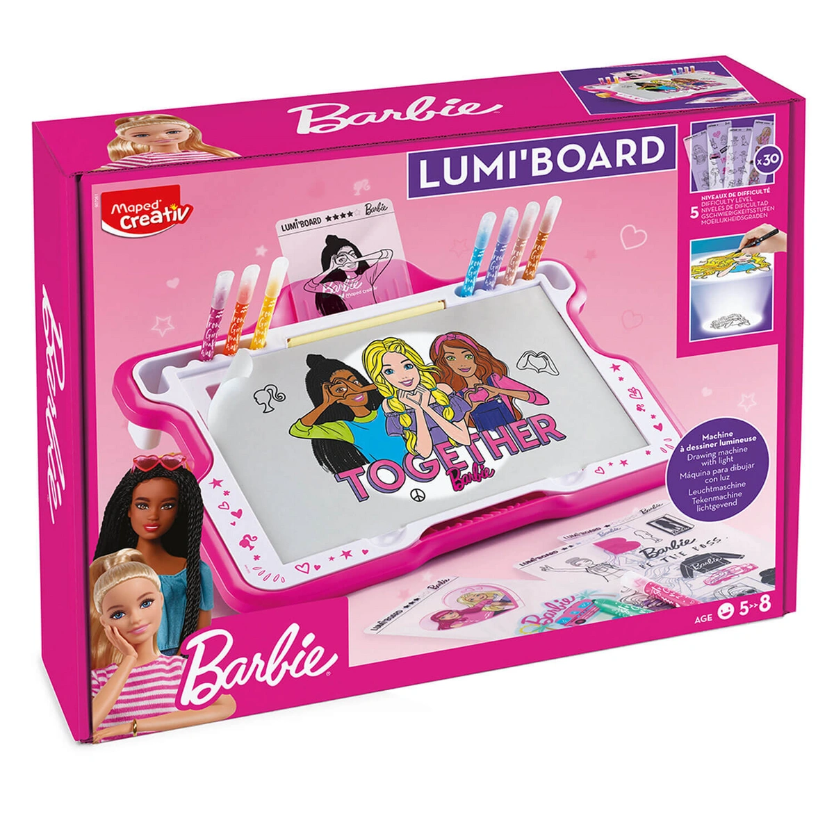 Tablica podświetalna Barbie