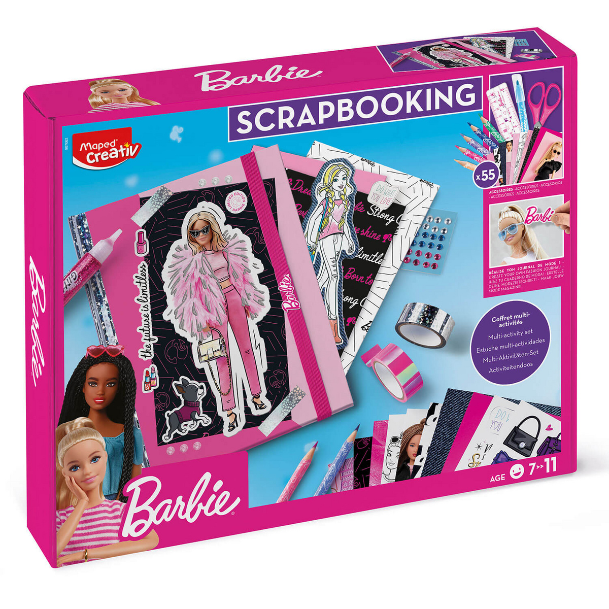 Zestaw do scrapbookingu Barbie