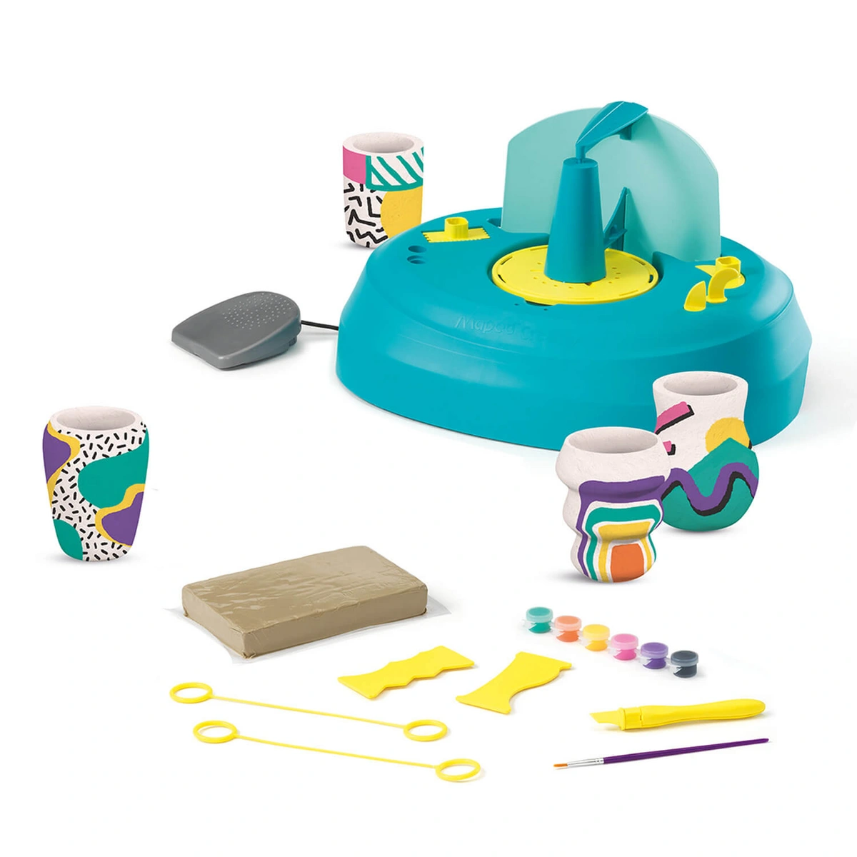 カーペンター　セット Creativ Koło garncarskie Terra Pottery dla dzieci (4) • Maped