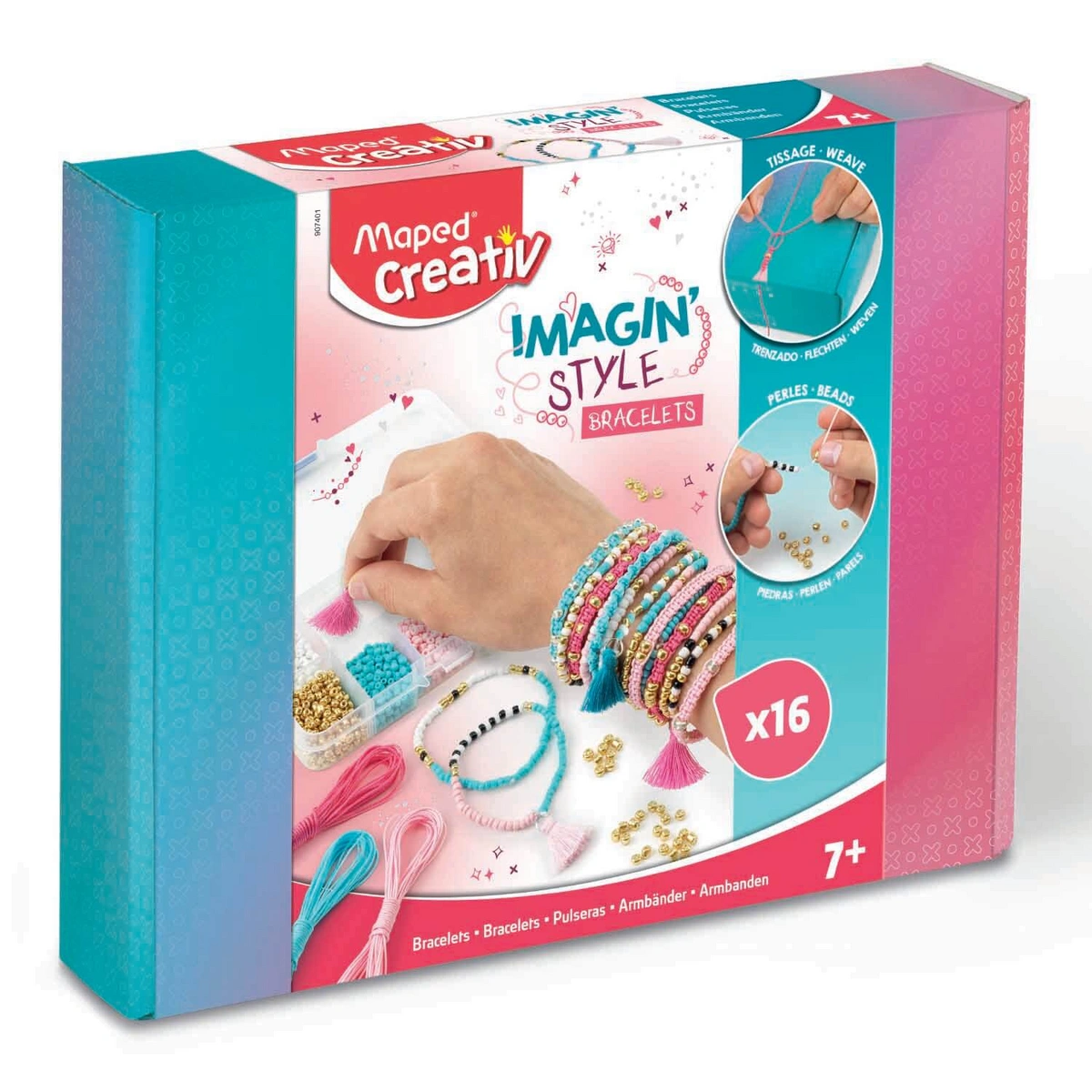 Creativ bransoletki - zestaw 16 szt