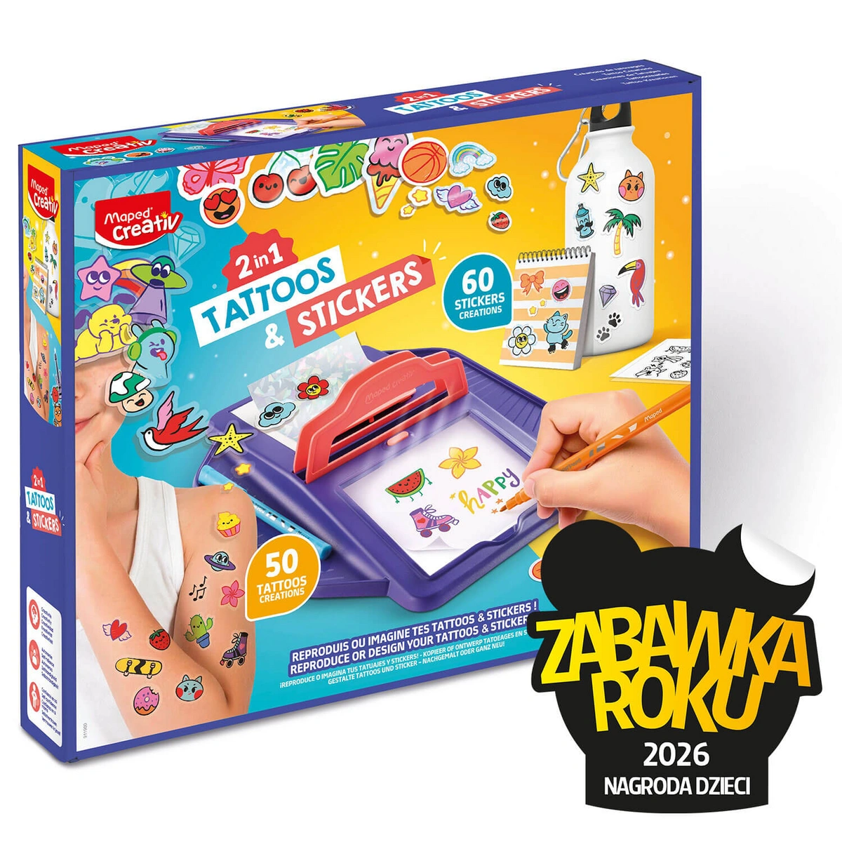 Tattoos and Stickers Zabawka Roku 2026 Nagroda Dzieci