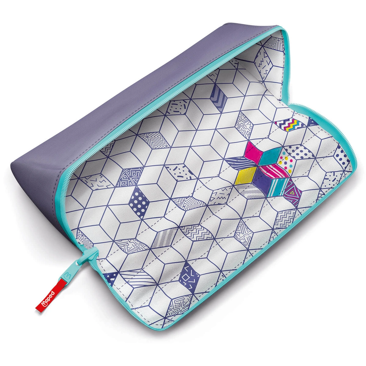 Piórnik do pokolorowania Basic fioletowy