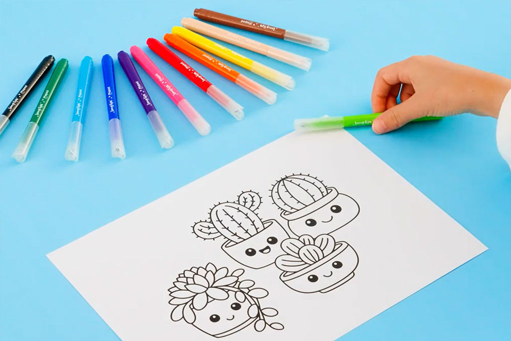 Flamastry Long Life Maped – zestaw kolorów do szkoły i przedszkola