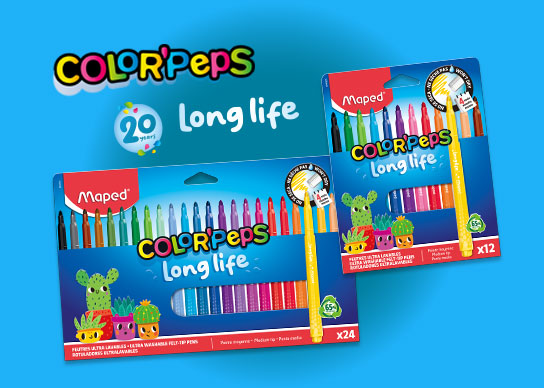 Ekologiczne flamastry Long Life